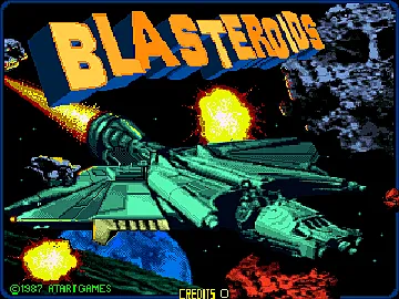 Blasteroids (rev 3) screen shot title